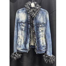 Cipo & Baxx Denim Fur Jacket (118) Cipo & Baxx Denim Fur Jacket (118)