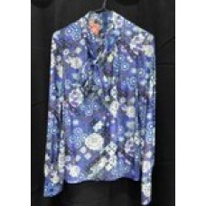 Purple & Blue Floral Print Shirt (339) Purple & Blue Floral Print Shirt (339)