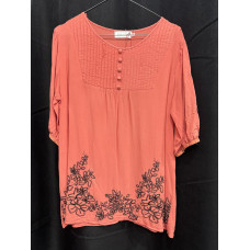 Olla Oh Three Quarter Sleeve Blouse (344) Olla Oh Three Quarter Sleeve Blouse (344)