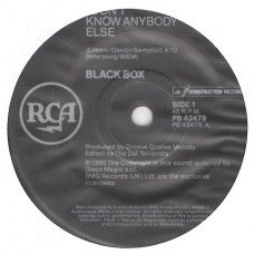 BLACK BOX I Don't Know Anybody Else 7SIN 00159 BLACK BOX I Don't Know Anybody Else 7SIN 00159