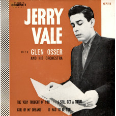 JERRY VALE Jerry Vale EP 7SIN 00368 JERRY VALE Jerry Vale EP 7SIN 00368