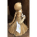 Vintage Handmade Woven Raffia Doll (118) Vintage Handmade Woven Raffia Doll (118)