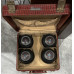 Vintage Set of Henselite Lawn Bowls (101)
