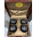 Vintage Set of Henselite Lawn Bowls (101)
