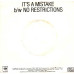 MEN AT WORK It's A Mistake 7SIN 00278 MEN AT WORK It's A Mistake 7SIN 00278