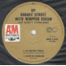 HERB ALPERT Up Cherry Street EP SIN 00109 HERB ALPERT Up Cherry Street EP SIN 00109