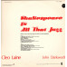 CLEO LAINE & JOHN DANKSWORTH ALL THAT JAZZ LP 00356 CLEO LAINE & JOHN DANKSWORTH ALL THAT JAZZ LP 00356
