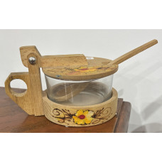 Vintage Sugar Bowl With Spoon (36) Vintage Sugar Bowl With Spoon (36)